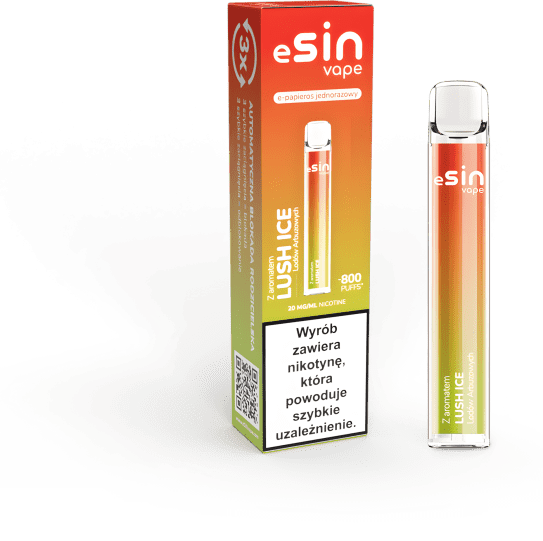 Esin Vape 800 – Z Blokadą Rodzicielską "3-Puff" | TPD Ready - obrazek 1