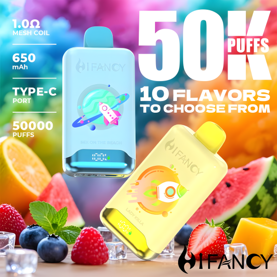Hifancy Space 50000 Puffs – Kosmiczna Moc & Świeżość - obrazek 1