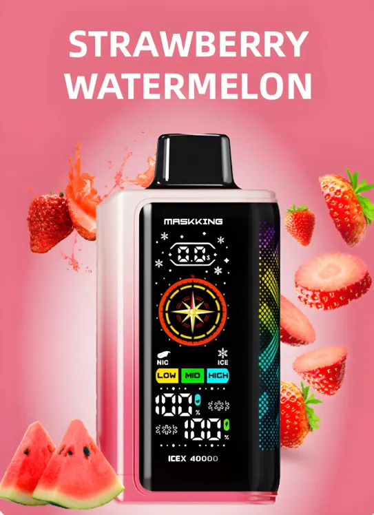 Maskking ICEX 40000 Puffs – Inteligentna Jednorazówka z Dual Screen - obrazek 1